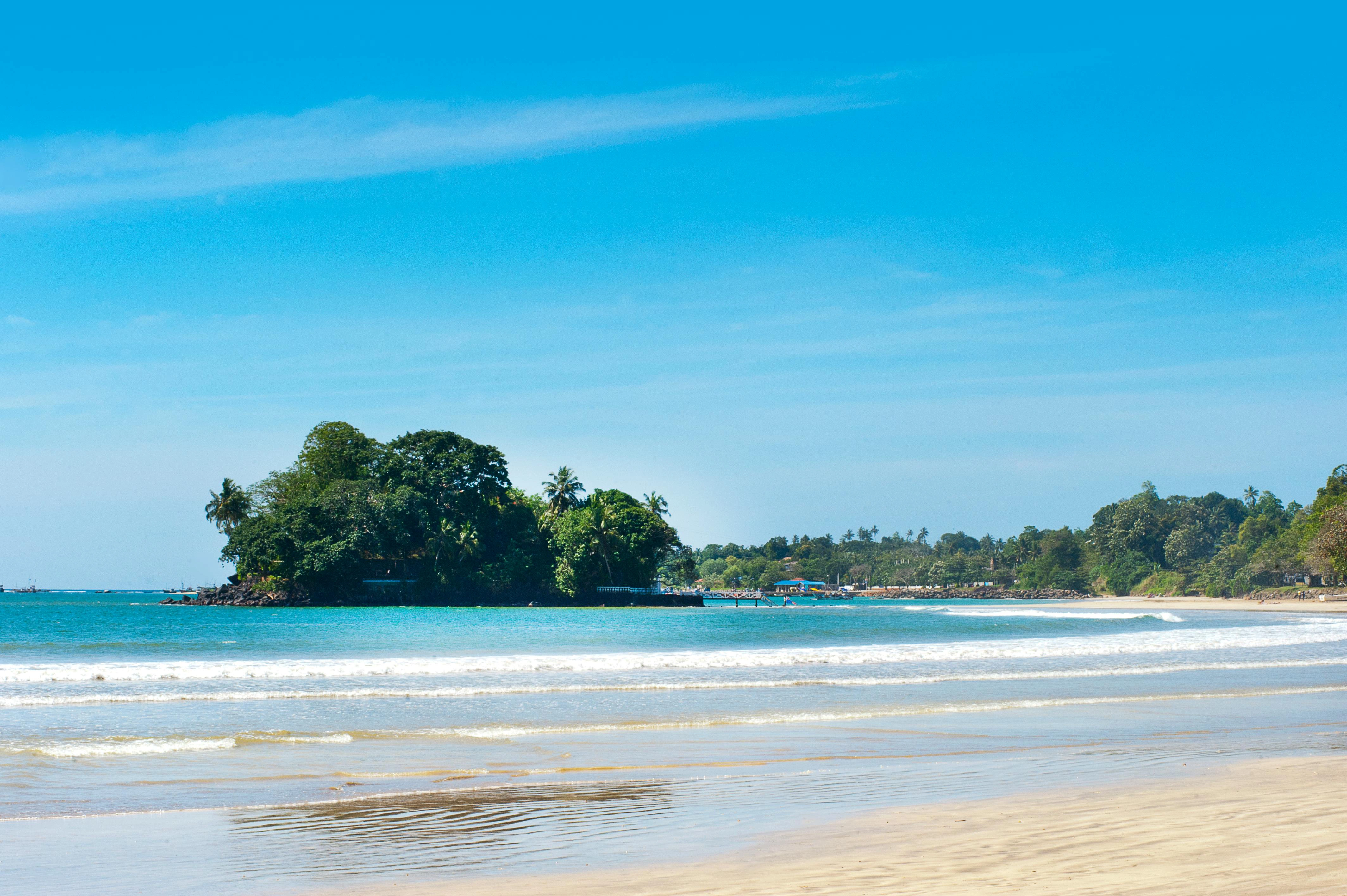 Blaues Meer in Sri Lanka - Hintergrund